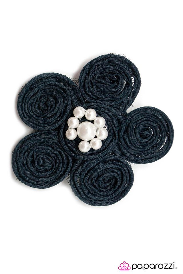 Paparazzi ♥ Curl Up - Blue ♥ Hair Clip
