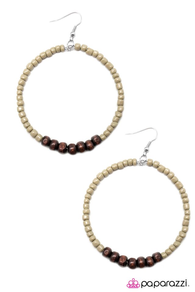 Paparazzi ♥ Cool Runnings - Green ♥ Earrings