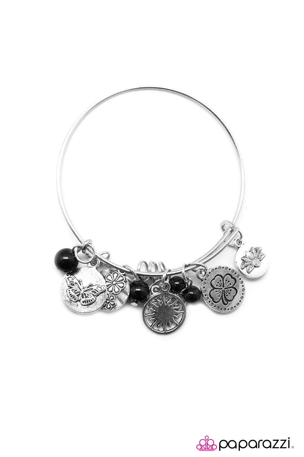 Paparazzi ♥ Its Your Lucky Day - Black ♥  Bracelet