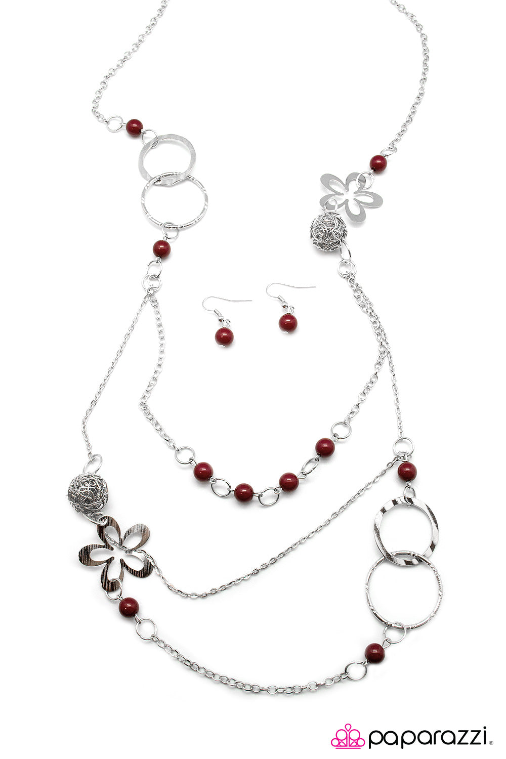 Paparazzi ♥ Shake It Up - Red ♥  Necklace