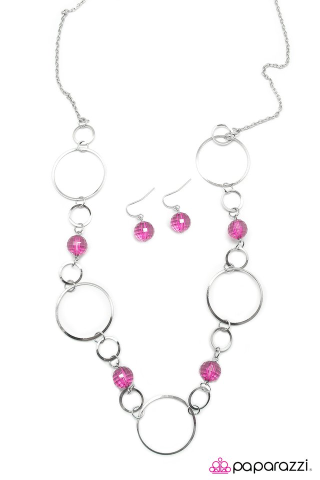 Paparazzi ♥ Lets Start At The Very Beginning - Pink ♥ Necklace