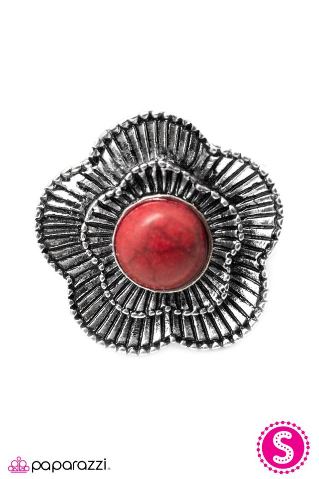 Paparazzi ♥ Mojave Poppy - Red ♥ Ring