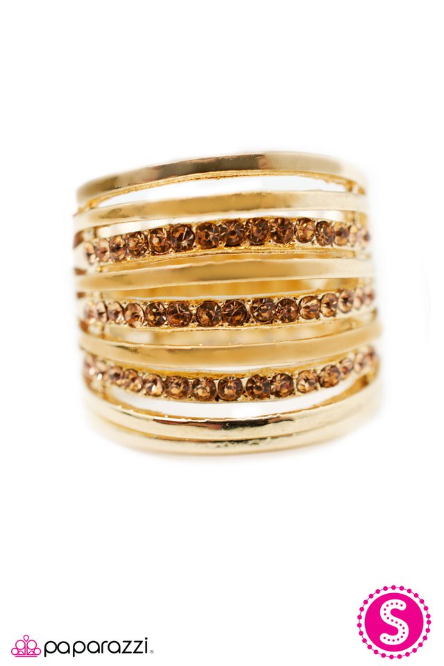 Paparazzi ♥ My Knight In Shining Armor - Gold ♥ Ring