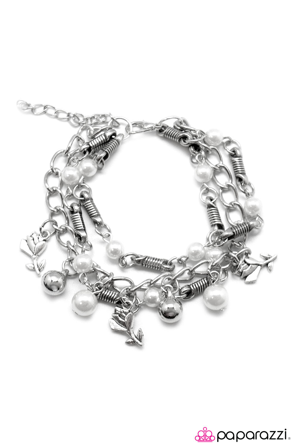 Paparazzi ♥ Like Fine Wine - White ♥  Bracelet