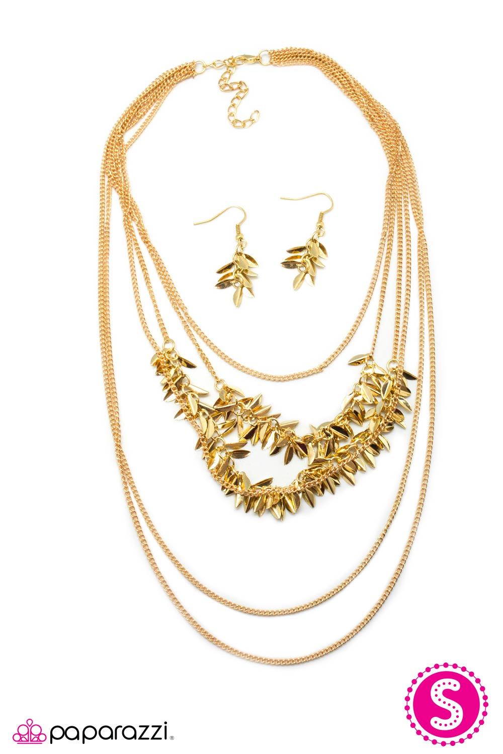 Paparazzi ♥ A Craving for Chaos - Gold ♥  Necklace