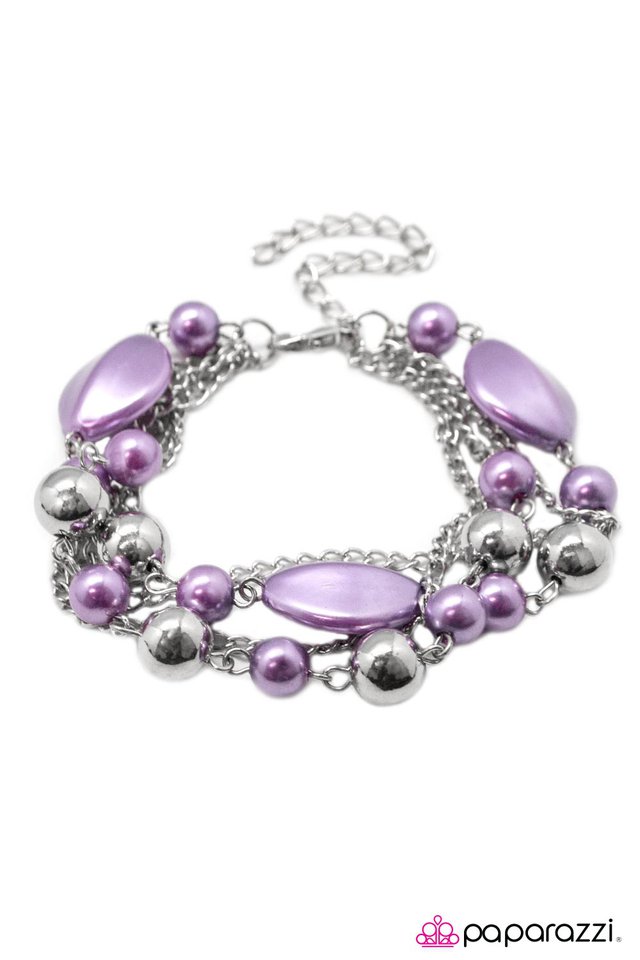 Paparazzi ♥ Jersey Girl - Purple ♥ Bracelet