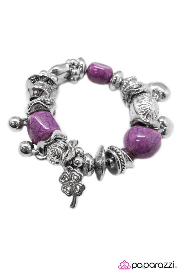 Paparazzi ♥ Extending An Invite - Purple ♥ Bracelet