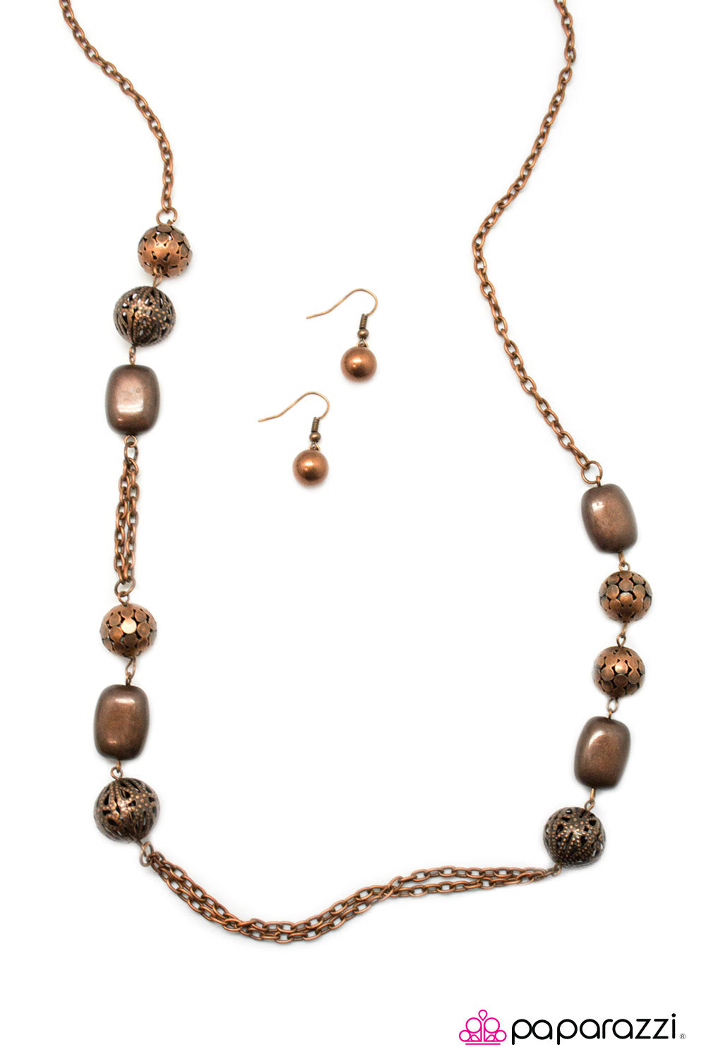 Paparazzi ♥ Olé! - Copper ♥  Necklace