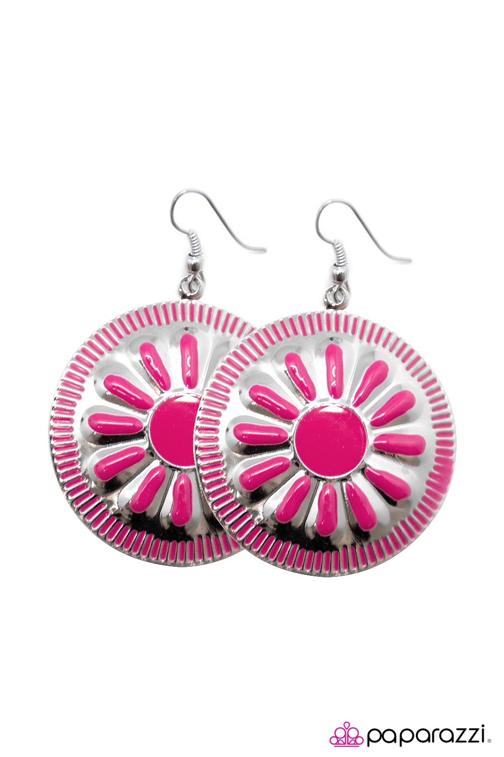 Paparazzi ♥ Make It Shine - Pink ♥  Earrings