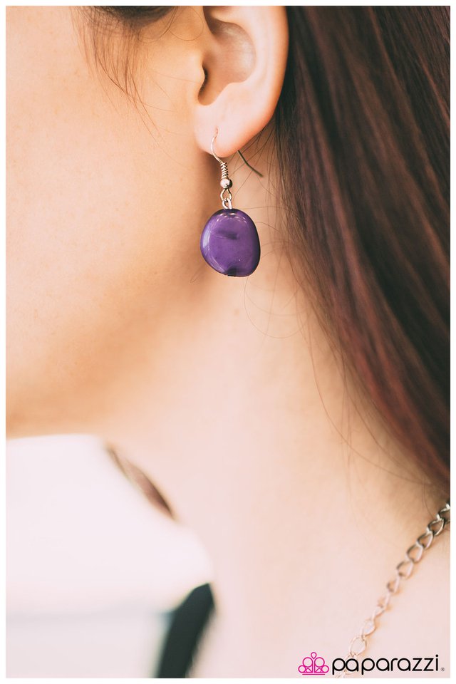 Paparazzi ♥ Sucker Punch - Purple ♥ Necklace