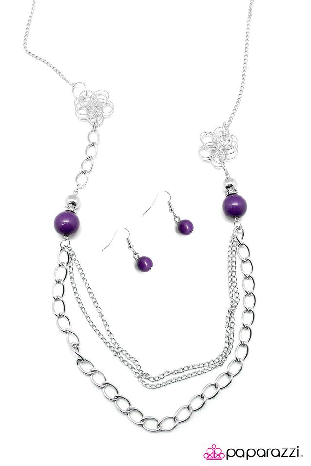 Paparazzi ♥ Truly, Madly, Deeply - Purple ♥ Necklace
