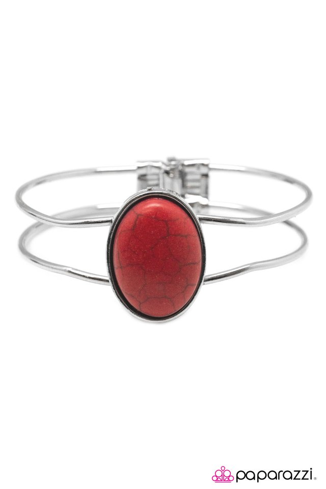 Paparazzi ♥ Painted Desert - Red ♥ Bracelet