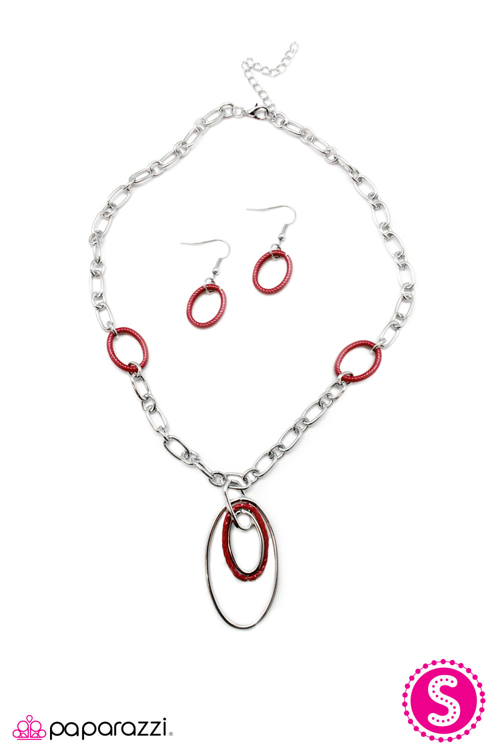 Paparazzi ♥ Low and Behold - Red ♥  Necklace