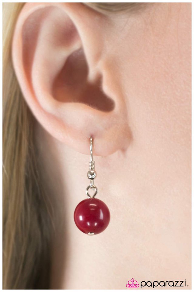 Paparazzi ♥ Connecting The Constellations - Red ♥ Necklace