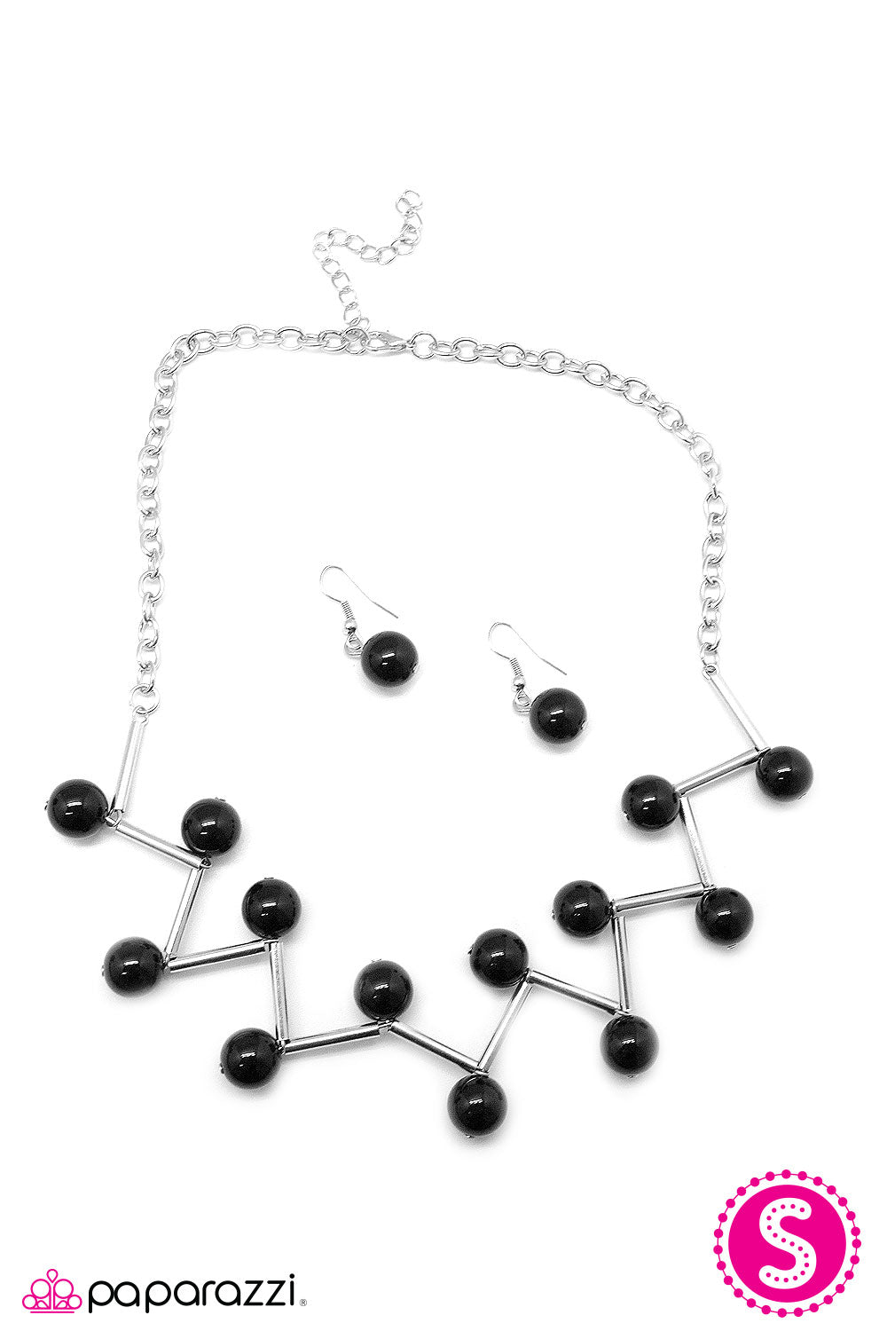 Paparazzi ♥ Connecting The Constellations - Black ♥  Necklace
