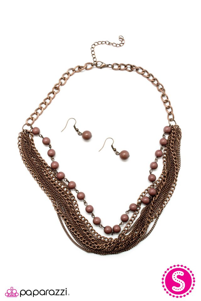Paparazzi ♥ Stranded - Copper ♥ Necklace