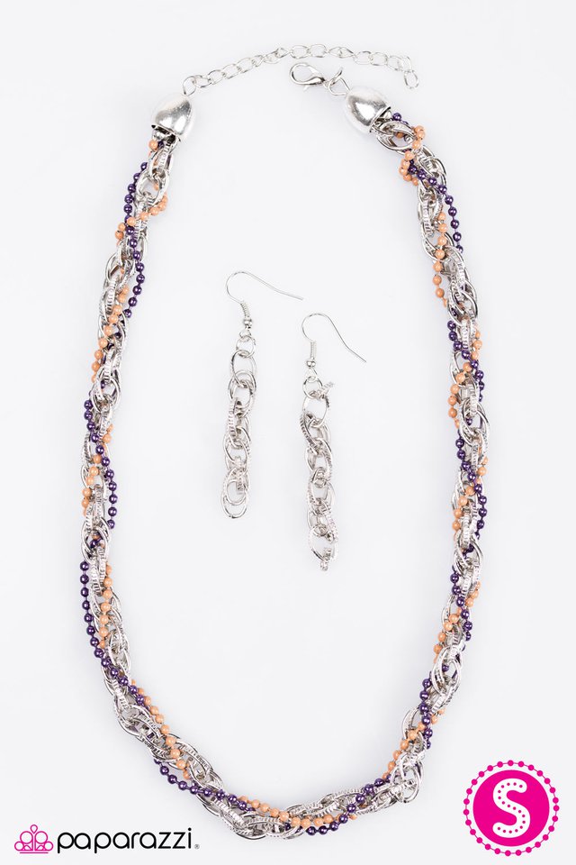 Paparazzi ♥ Time To Celebrate! - Purple ♥ Necklace