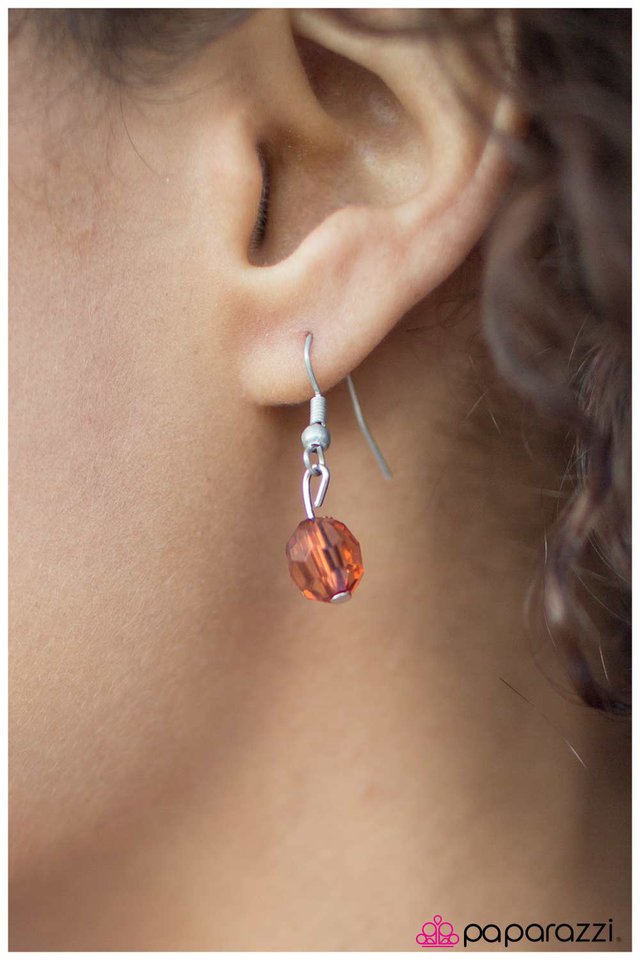 Paparazzi ♥ See How High You Can Fly - Orange ♥ Necklace