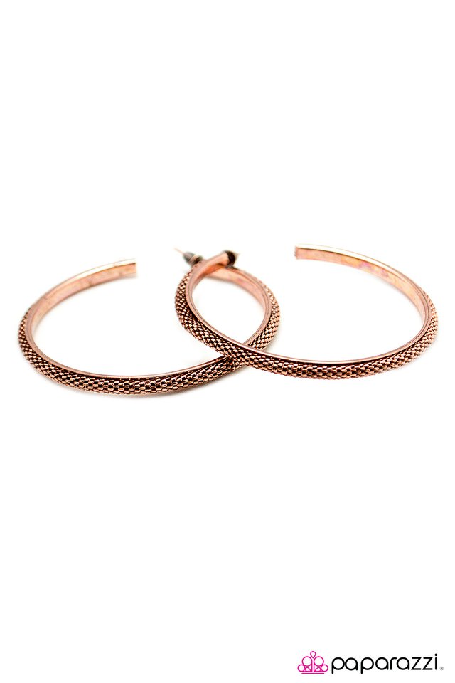 Paparazzi ♥ She-Devil - Copper ♥ Earrings