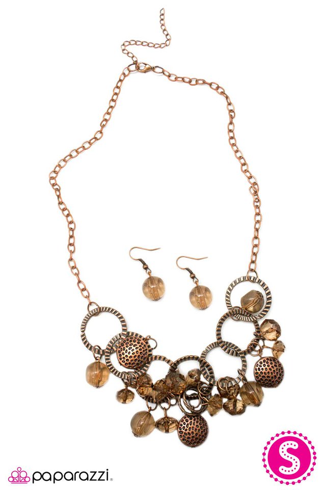 Paparazzi ♥ A Breath of Fresh Air - Copper ♥ Necklace