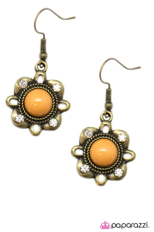 Paparazzi ♥ Our Song - Yellow ♥ Earrings