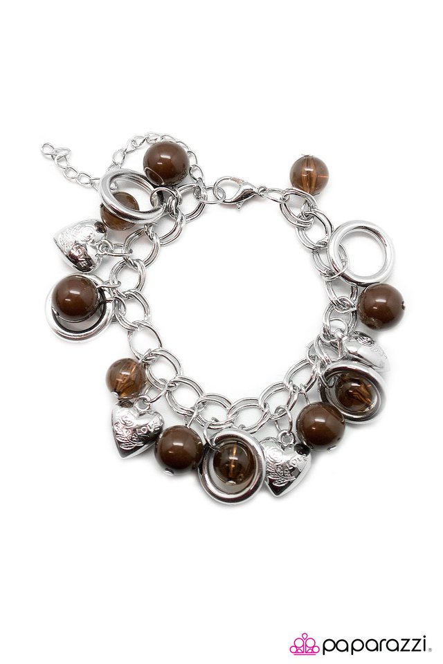 Paparazzi ♥ Dance Right Into My Heart - Brown ♥ Bracelet