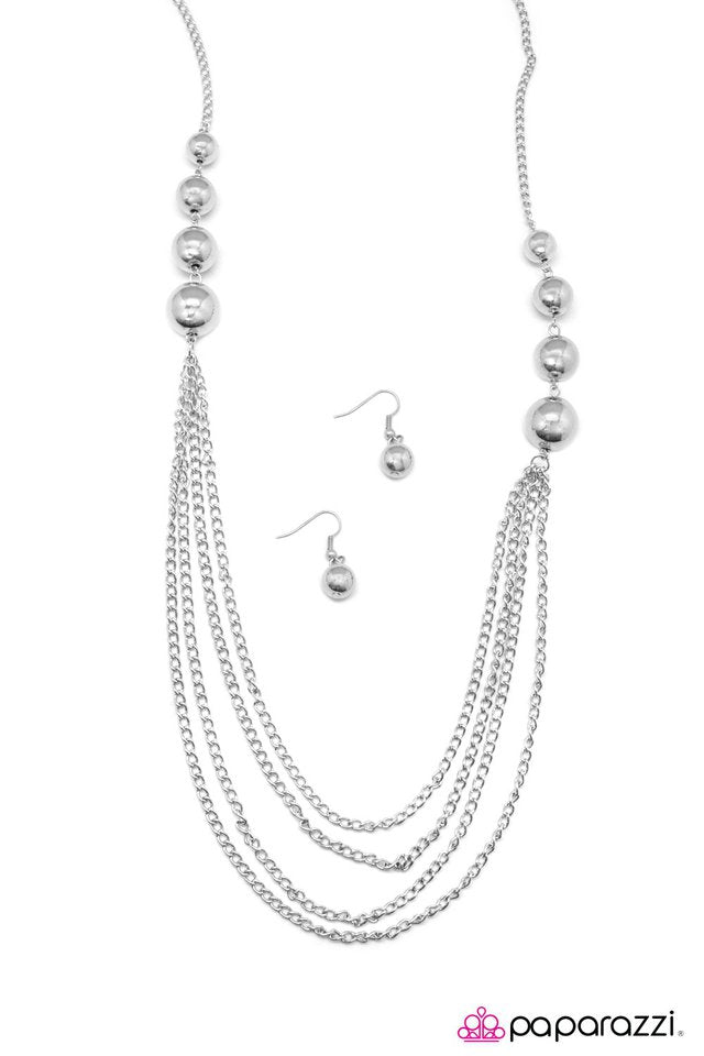 Paparazzi ♥ Make Way - Silver ♥ Necklace