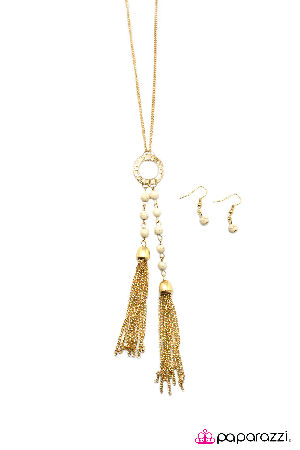 Paparazzi ♥ Love Will Set You Free - Gold ♥  Necklace