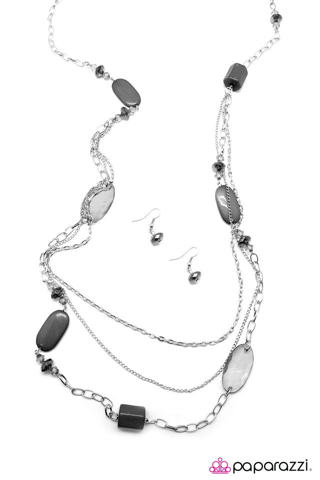 Paparazzi ♥ Jubilee of Beads - Silver ♥ Necklace