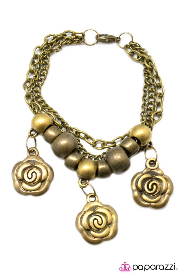 Paparazzi ♥ Hit The Road Jack! - Brass ♥ Bracelet