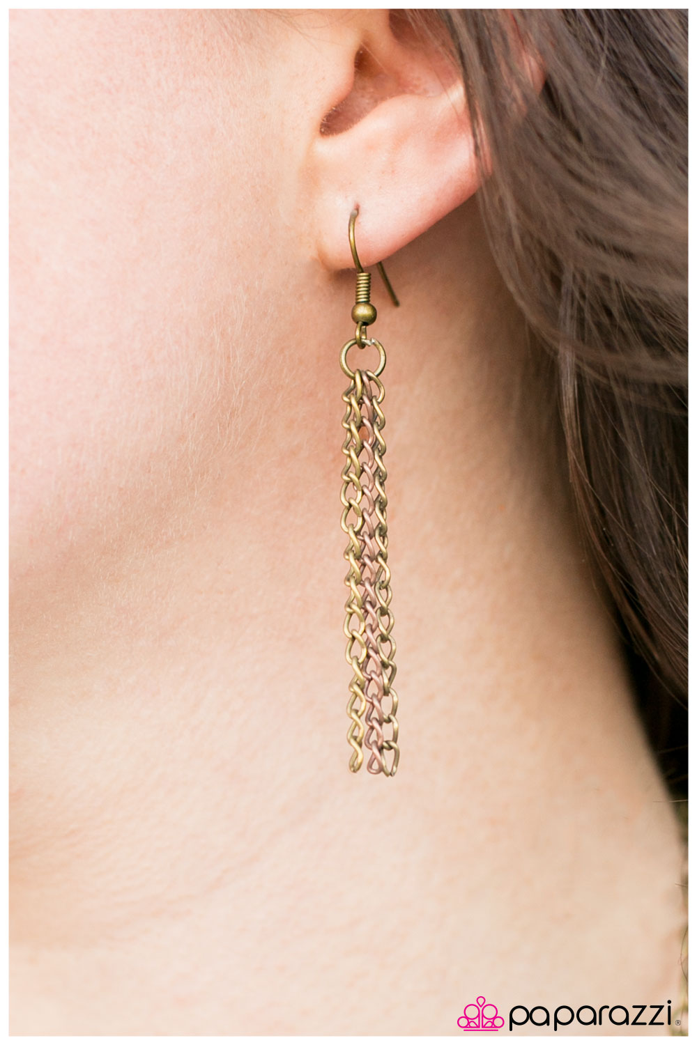 Paparazzi ♥ A Mad Rush - Brass ♥  Necklace