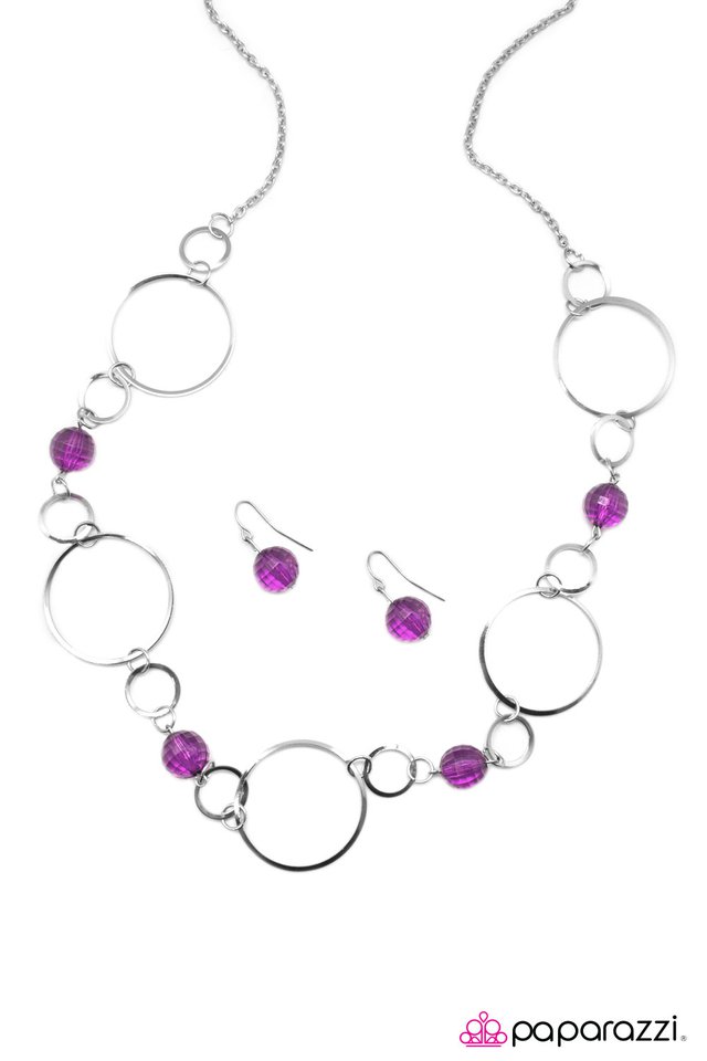 Paparazzi ♥ Lets Start At The Very Beginning - Purple ♥ Necklace