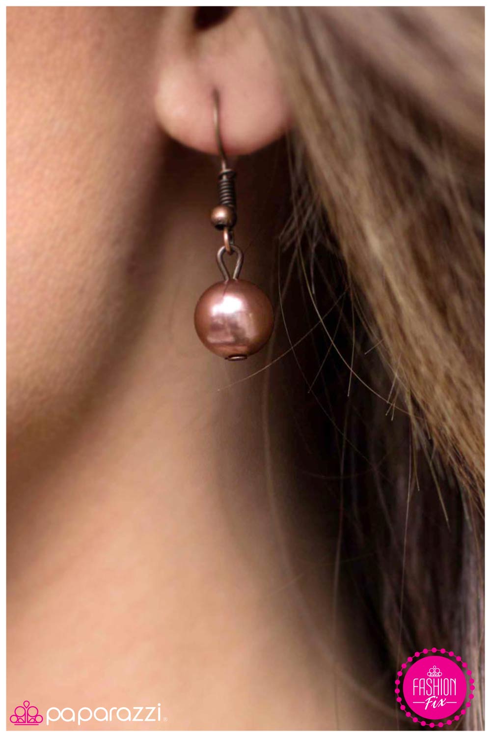 Paparazzi ♥ Pearl Armada - Copper ♥  Necklace