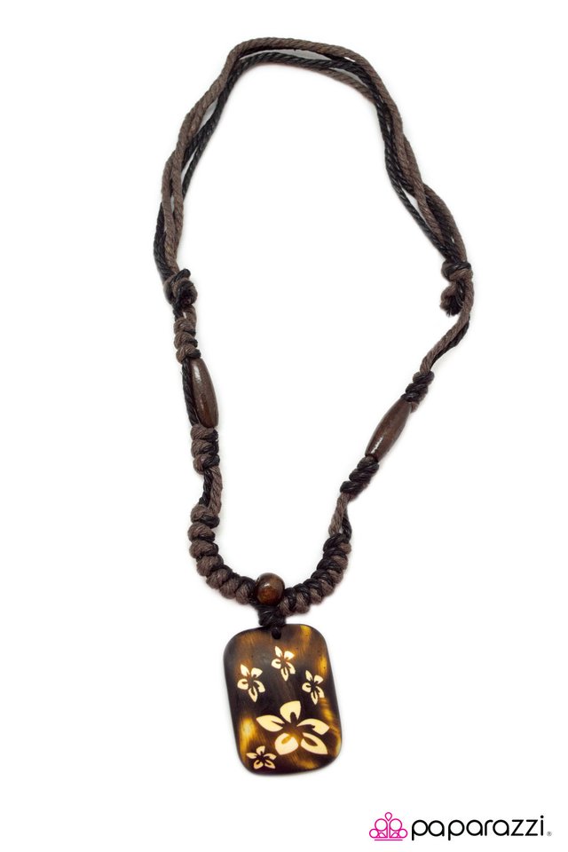 Paparazzi ♥ The Big Island - Brown ♥ Necklace