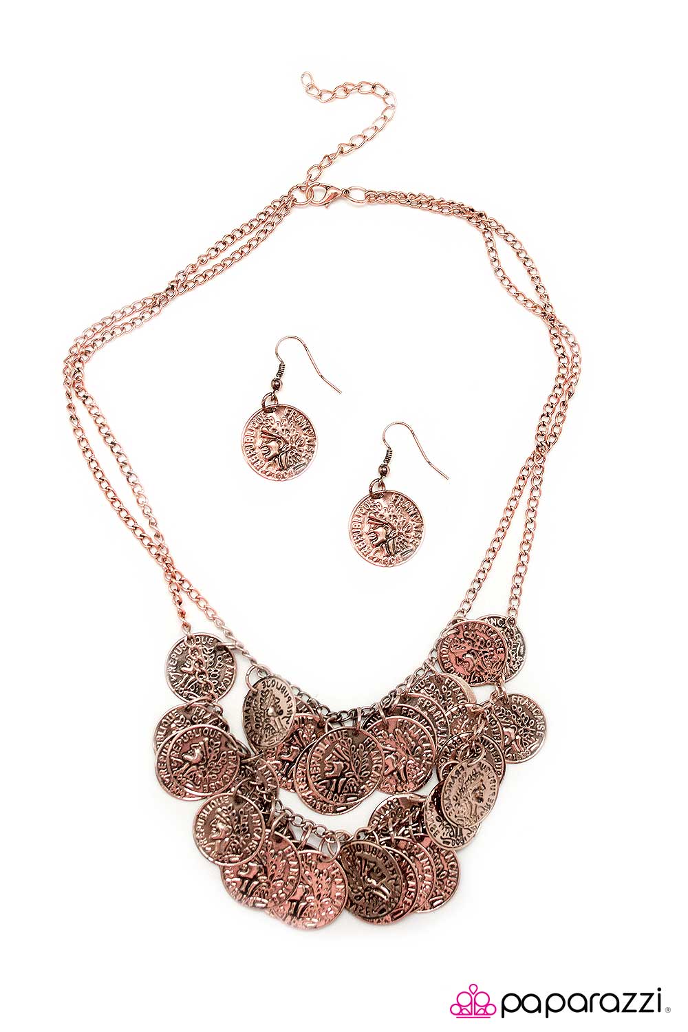 Paparazzi ♥ COIN Artist - Copper ♥  Necklace