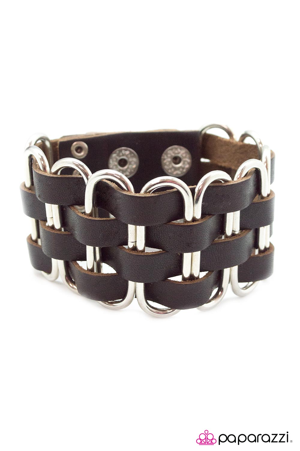 Paparazzi ♥ Weave Between the Lines - Brown ♥  Bracelet