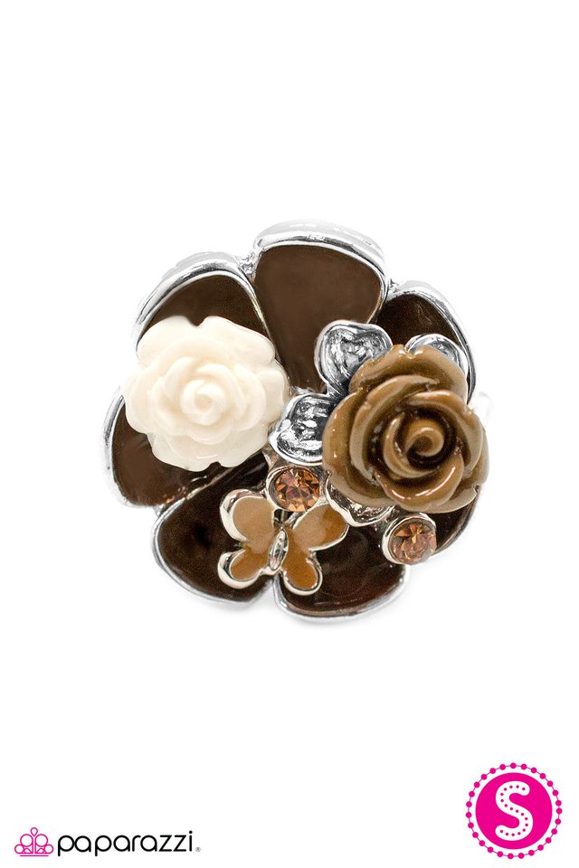 Paparazzi ♥ Lady of The Lake - Brown ♥ Ring