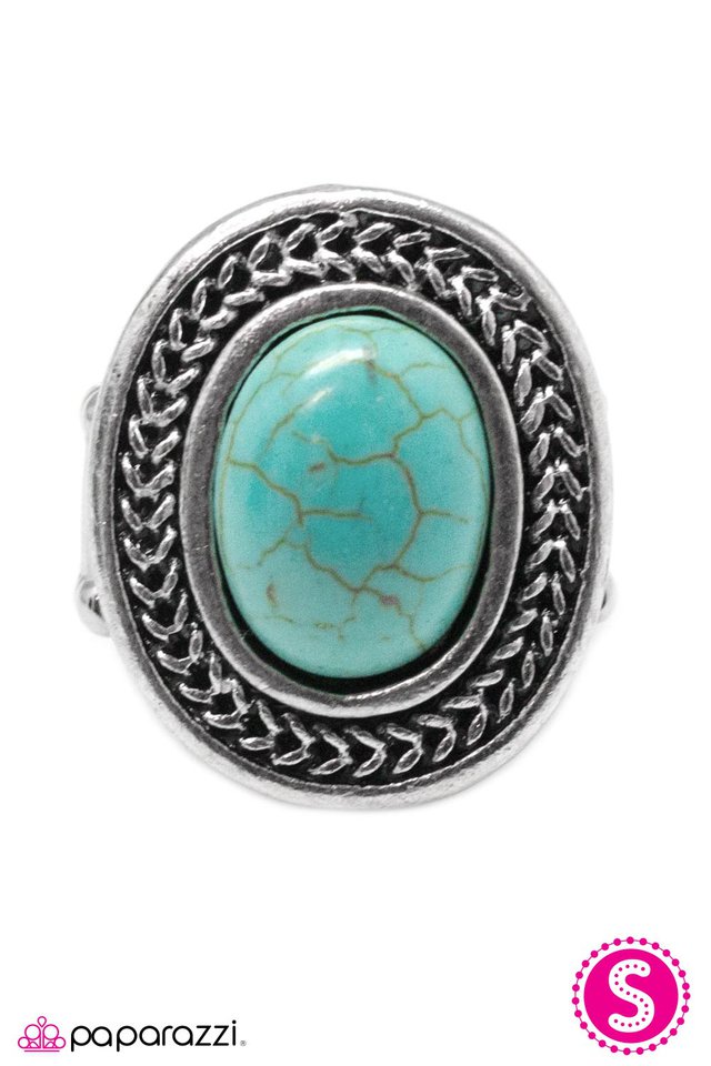 Paparazzi ♥ Moving Mountains - Blue ♥ Ring