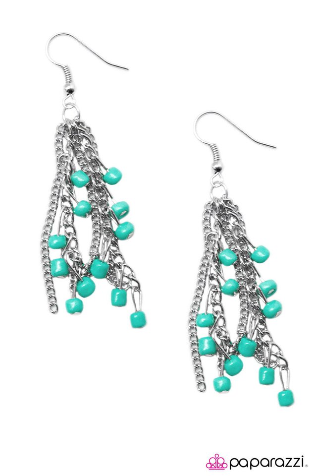 Paparazzi ♥ Out Of This World - Blue ♥ Earrings