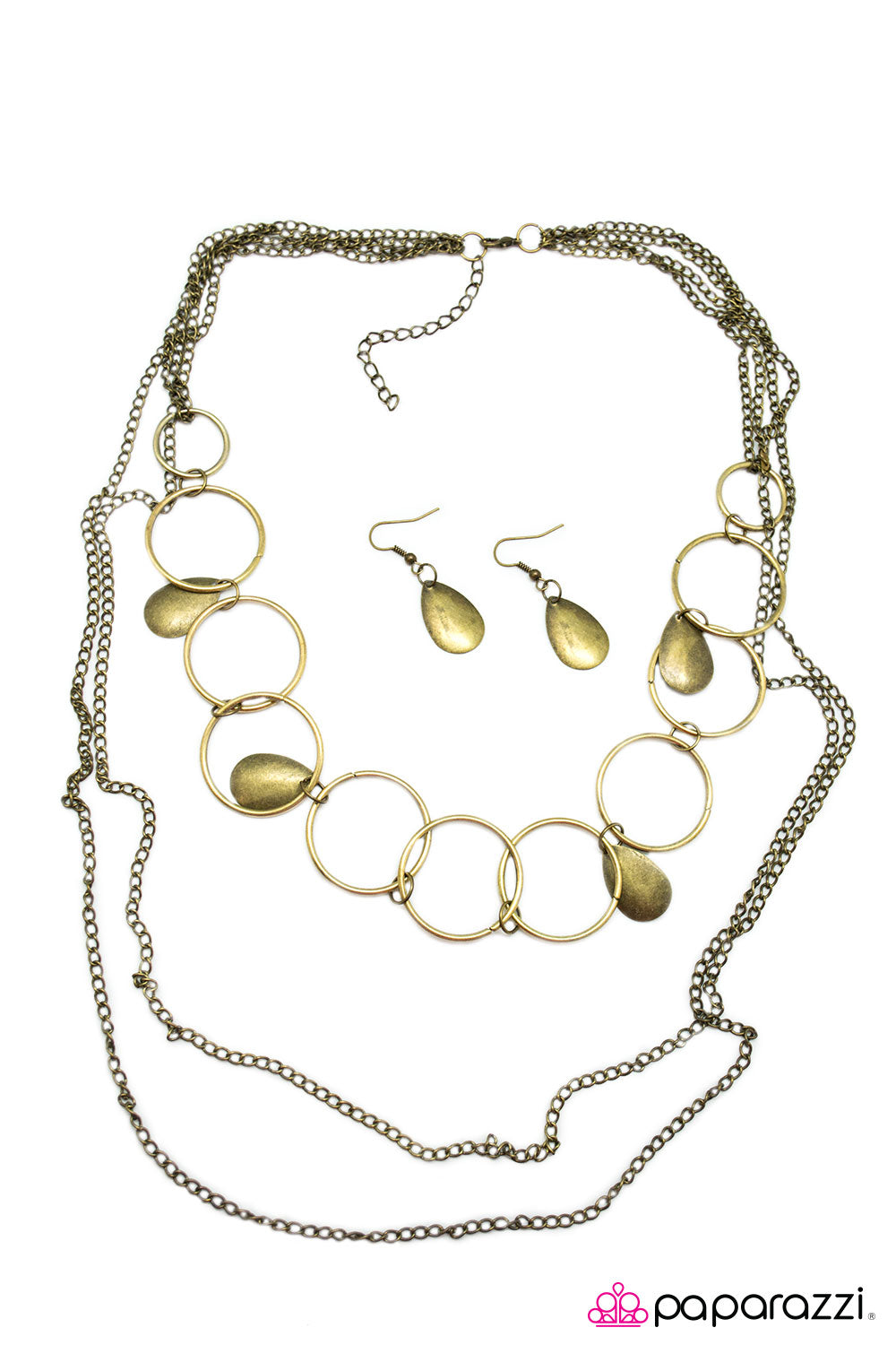 Paparazzi ♥ With An Open Mind - Brass ♥  Necklace