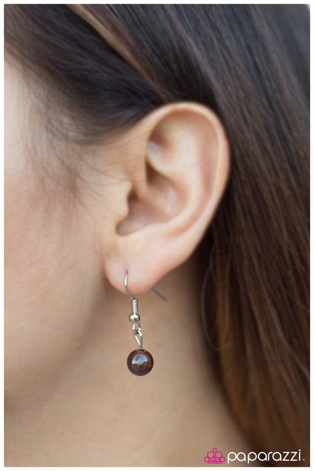 Paparazzi ♥ Cutting Corners - Brown ♥ Necklace