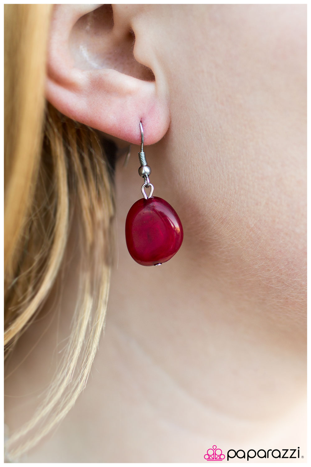 Paparazzi ♥ Sucker Punch - Red ♥  Necklace