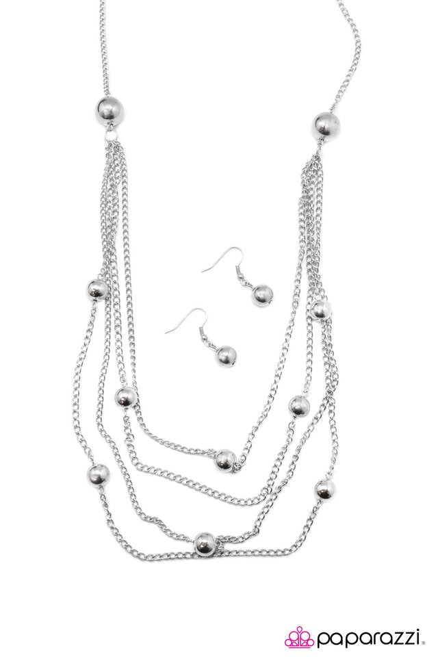 Paparazzi ♥ Lead The Way! - Silver ♥ Necklace