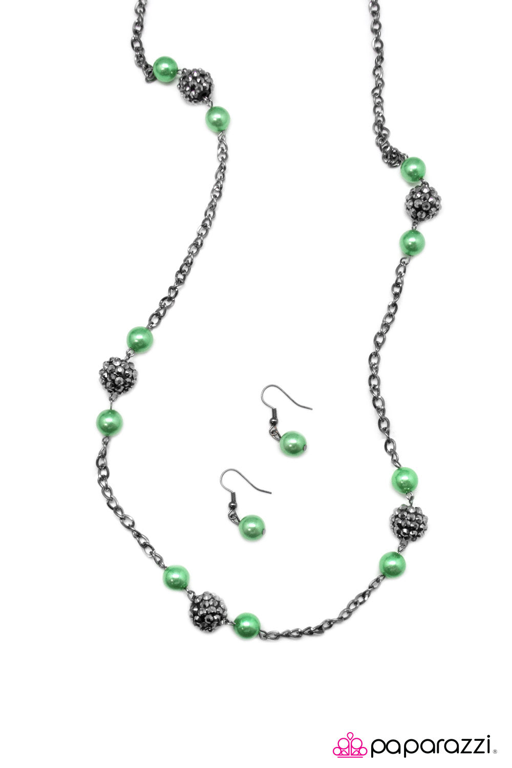 Paparazzi ♥ The Rocker - Green ♥  Necklace
