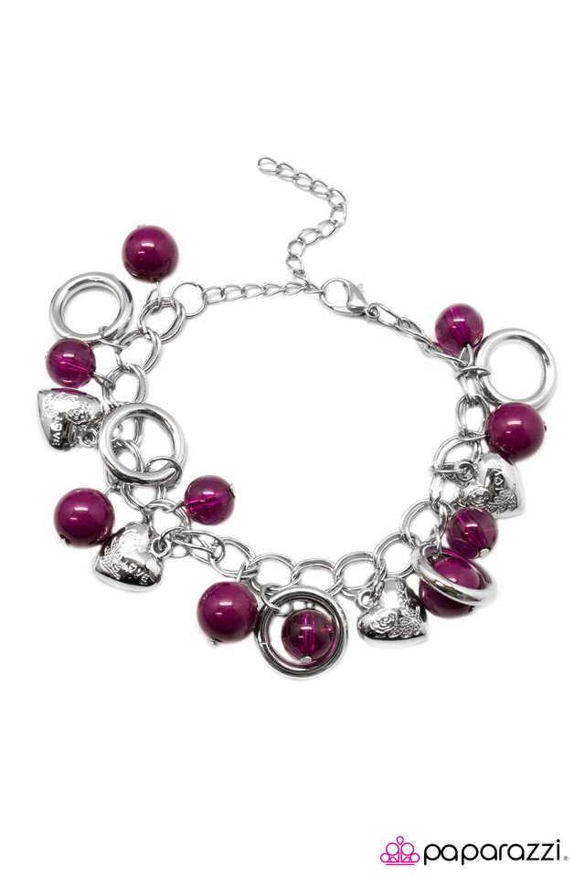 Paparazzi ♥ Dance Right Into My Heart - Pink ♥ Bracelet