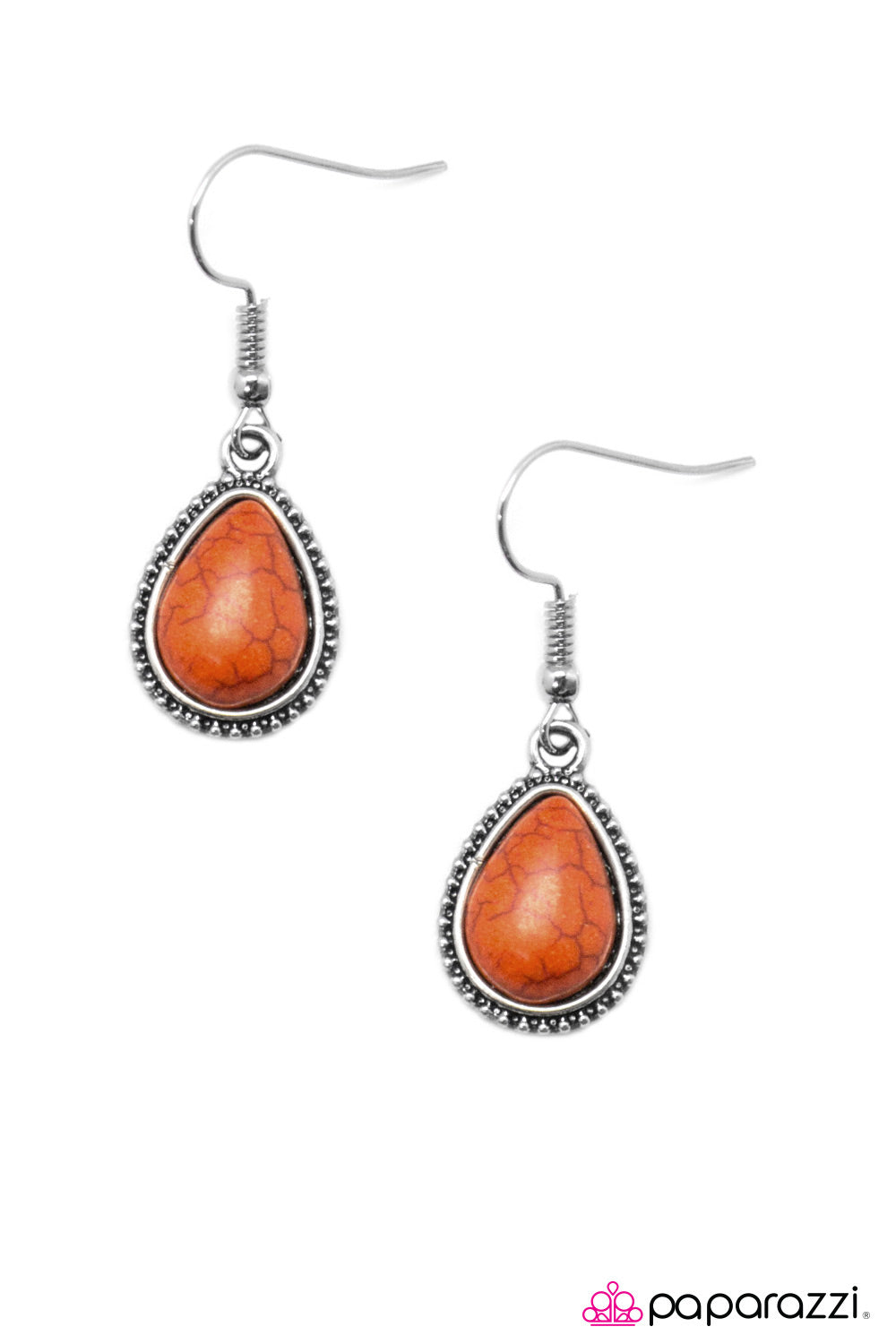 Paparazzi ♥ Whiskey Lullaby - Orange ♥  Earrings