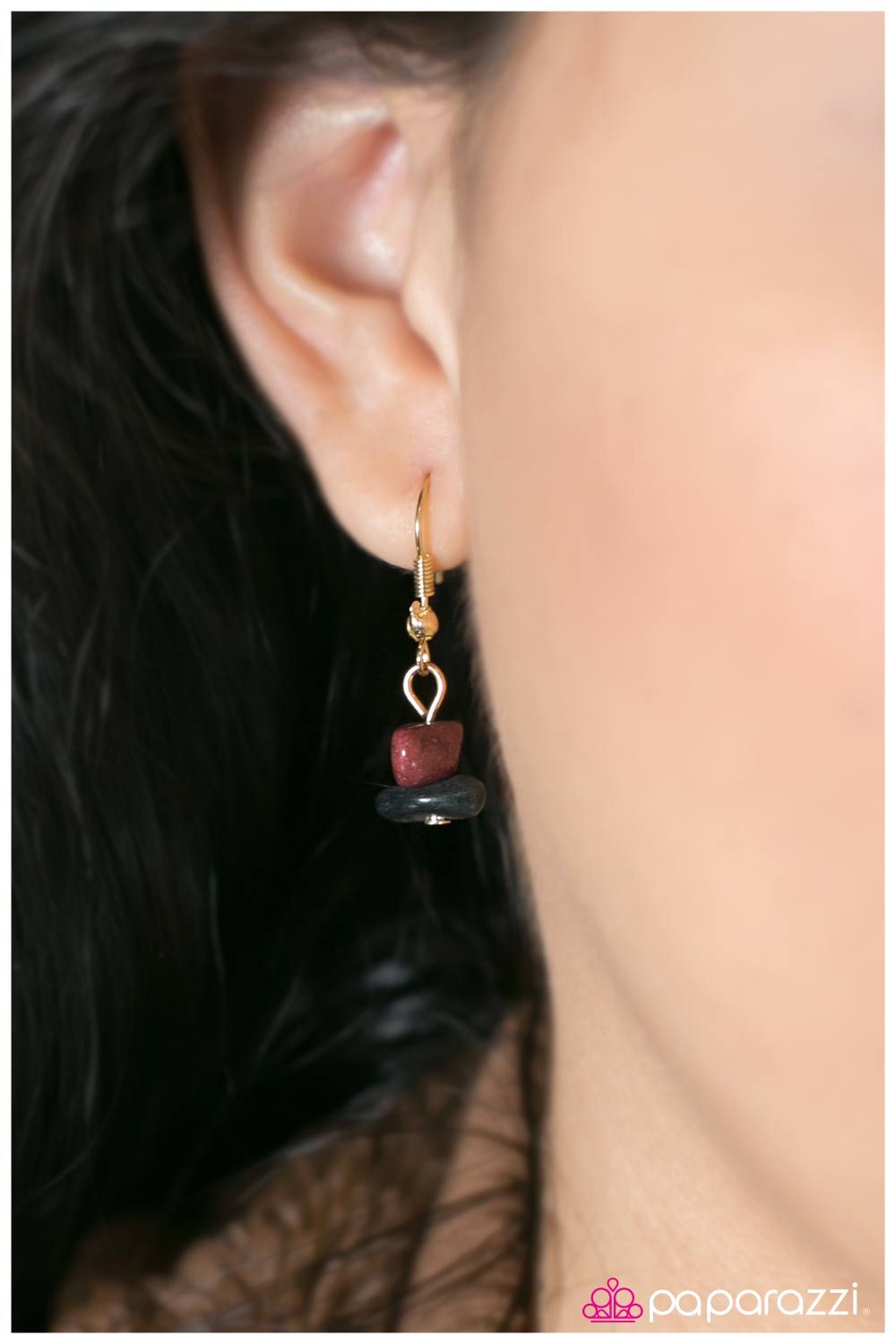 Paparazzi ♥ Back to the Stone Age - Red ♥  Necklace