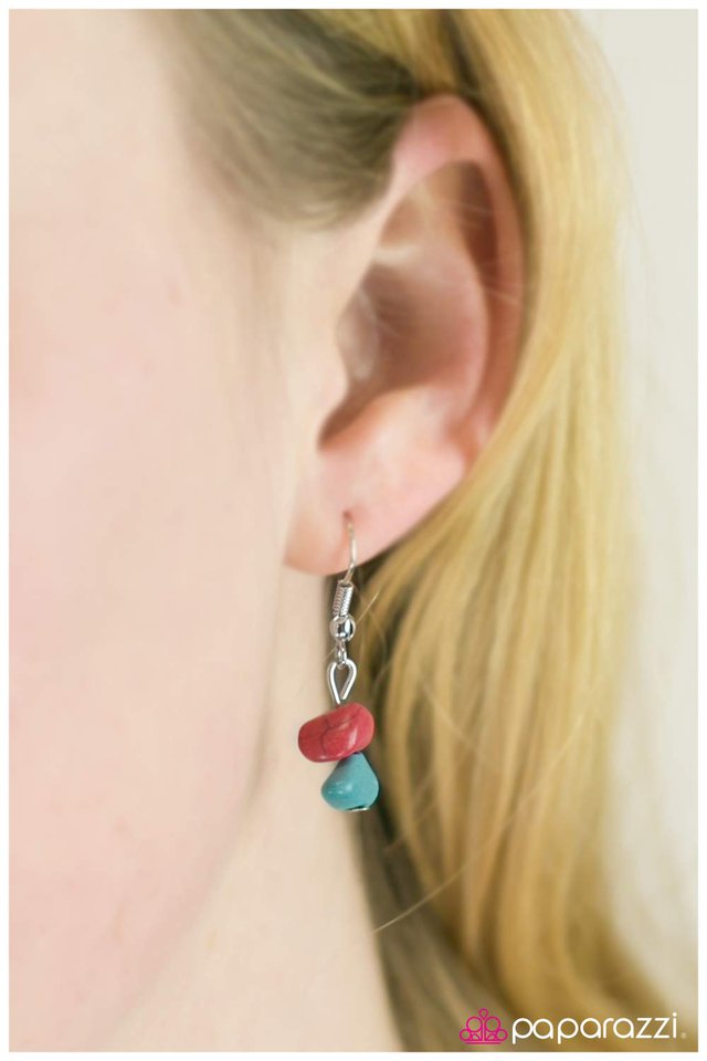 Paparazzi ♥ Back To The Stone Age - Blue ♥ Necklace