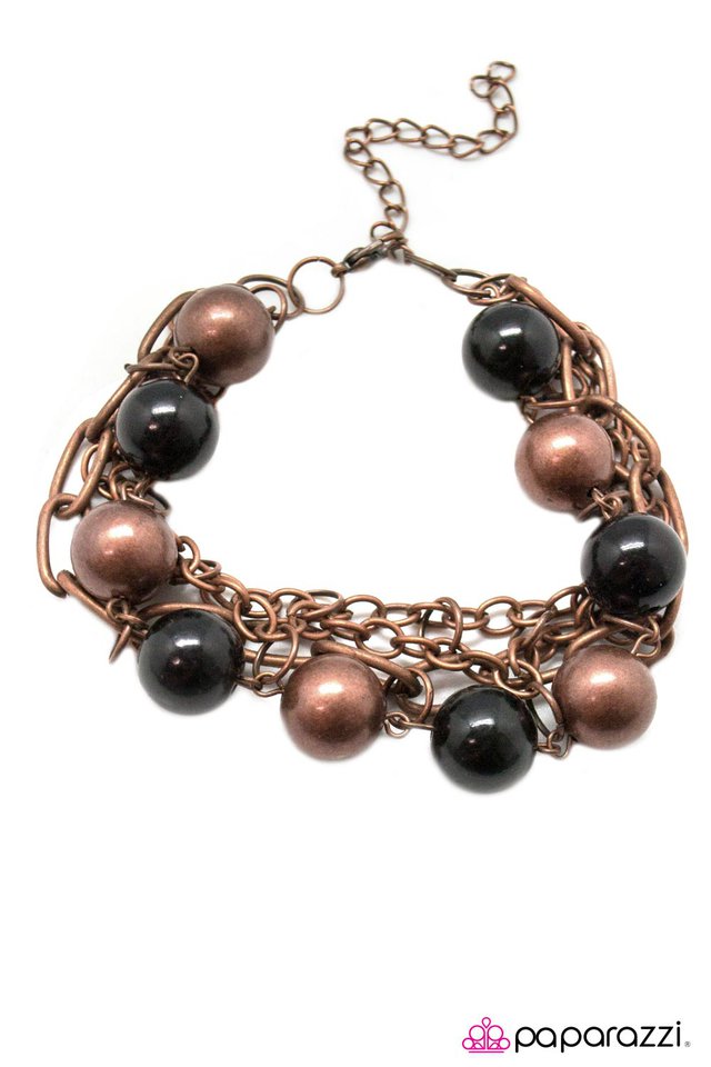 Paparazzi ♥ Right Side of the Tracks - Copper ♥ Bracelet