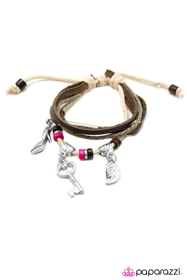 Paparazzi ♥ Without A Doubt - Pink ♥ Bracelet